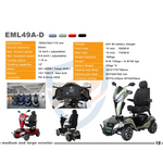 Load image into Gallery viewer, EWM49A-D Powered Mobility Scooter for Seniors – Compact, Comfortable, and Reliable
