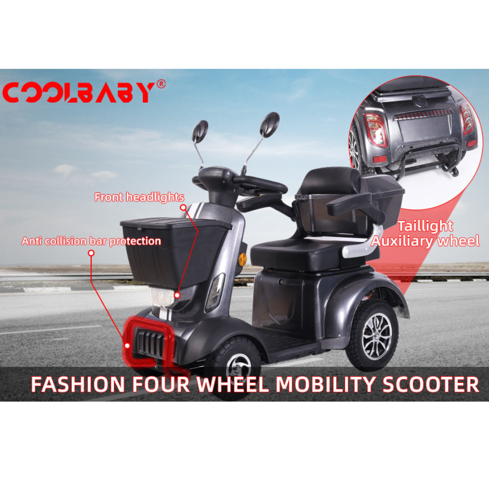 BLK Mobility Scooter – High-Performance, Long-Range, and Durable Design