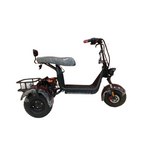 Load image into Gallery viewer, Black Electric Scooter 60V Fat Tire Three-Wheel Motorcycle
