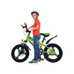 Load image into Gallery viewer, 16-Inch Alloy Wheel Kids&#39; Bike for Boys &amp; Girls (Ages 5-8) - Durable Frame, Caliper Brakes, Red &amp; Green Colors
