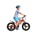 Load image into Gallery viewer, 16-Inch Alloy Wheel Kids&#39; Bike for Boys &amp; Girls (Ages 5-8) - Durable Frame, Caliper Brakes, Red &amp; Green Colors
