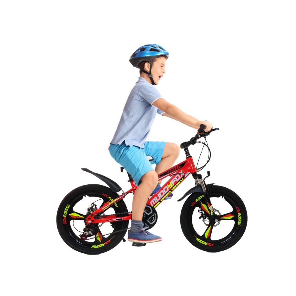 16-Inch Alloy Wheel Kids' Bike for Boys & Girls (Ages 5-8) - Durable Frame, Caliper Brakes, Red & Green Colors