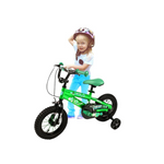 Load image into Gallery viewer, 12&quot; Rockstar Kids Bicycle with Training Wheels - Durable Steel Frame, Rubber Tires, and Safety Features
