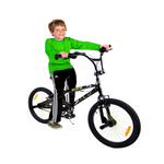 Load image into Gallery viewer, Free-Style Stunt Bike for Kids - 20-Inch &amp; 16-Inch Steel Frame, Rubber Tires, Training Wheels, Unisex Design
