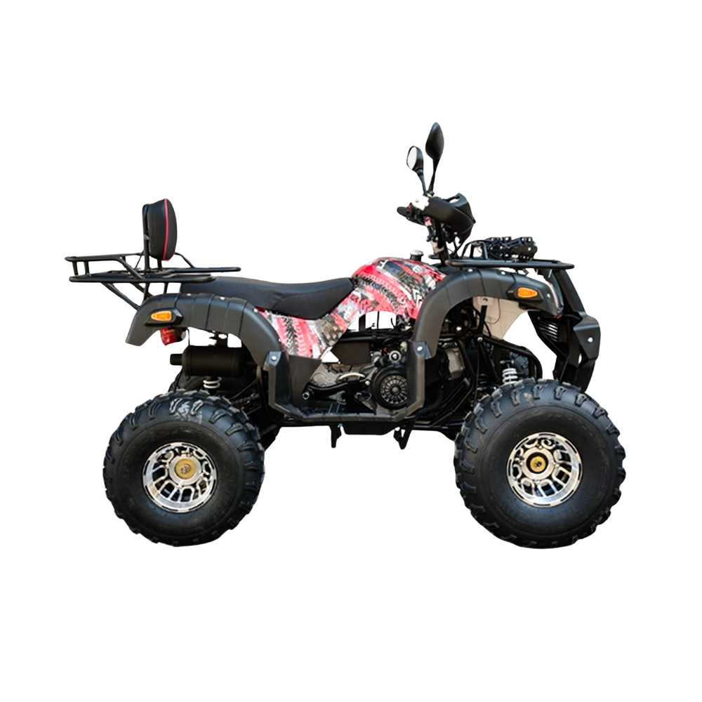 COOLBABY A7-013 ATV 200cc Dune Buggy 2 Stroke Single Cylinder, Air Cooled Engine 4 Wheelers Quad Bike All Terrain Quadricycle Off-road Motorcycle