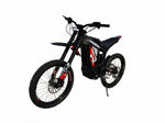 Load image into Gallery viewer, Black electric bike with red accents on a white background