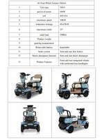 Load image into Gallery viewer, A6 Four-Wheel Leisure Electric Vehicle – 600W Motor, 48V Battery, Heavy-Duty Design
