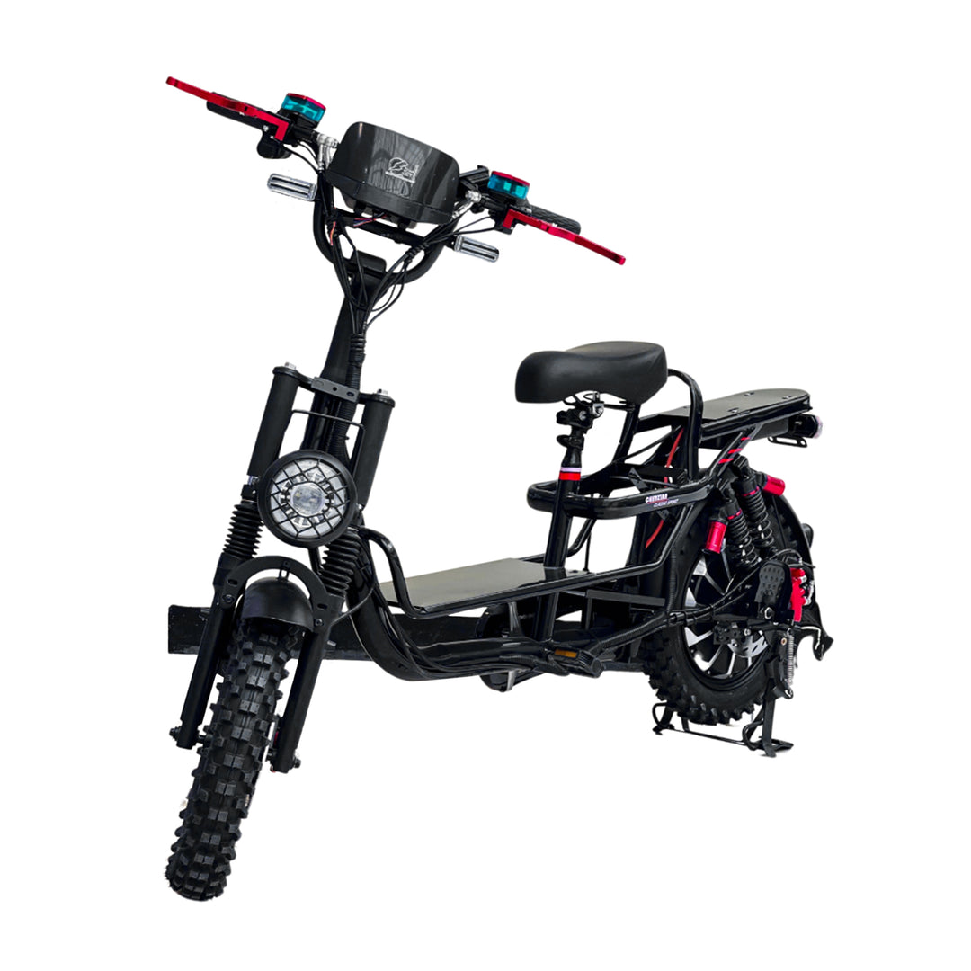 Silver 60V Electric Scooter