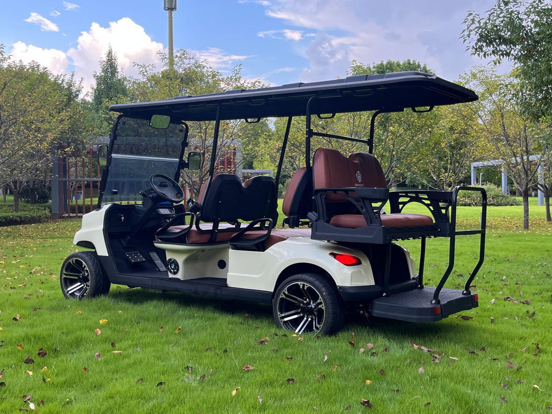 COOLBABY TXV42 A Durable 48V 6 Passenger Golf Cart, Adult 6 Seater Buggy Adventures - COOL BABY