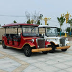 Load image into Gallery viewer, Coolbaby FGLYC-12 Electric Vintage Car - Classic 12-Seater Golf Cart for Tourist Attractions and Sightseeing - COOLBABY

