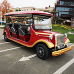 Load image into Gallery viewer, Coolbaby FGLYC-12 Electric Vintage Car - Classic 12-Seater Golf Cart for Tourist Attractions and Sightseeing - COOLBABY
